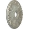 Ekena Millwork Milan Ceiling Medallion (Fits Canopies up to 4 5/8"), 24 1/2"OD x 3 1/2"ID x 1"P, Flash Gold CM24MIFLS - alternate 2